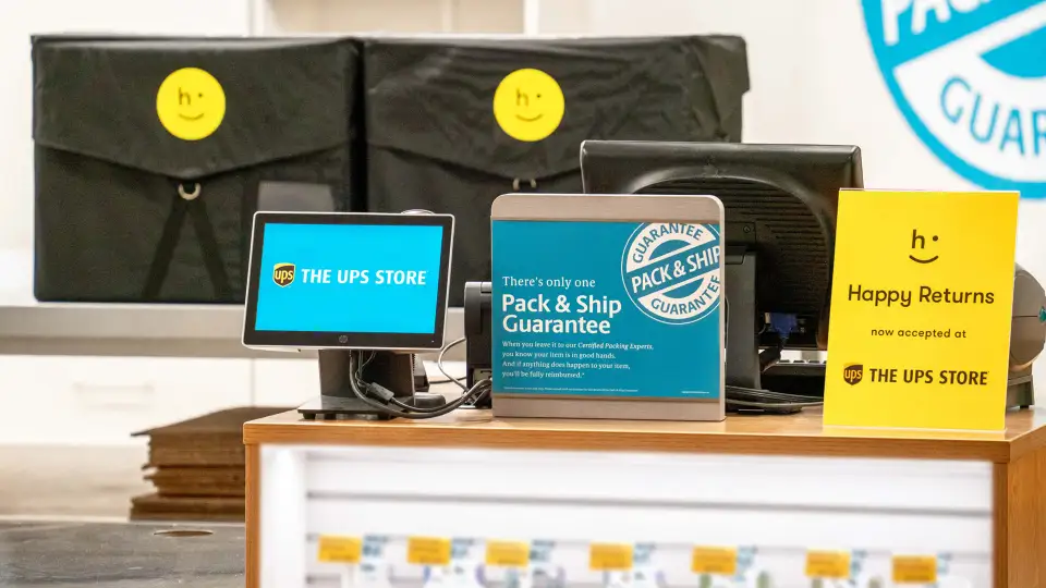 Customer package drop-off without box or label