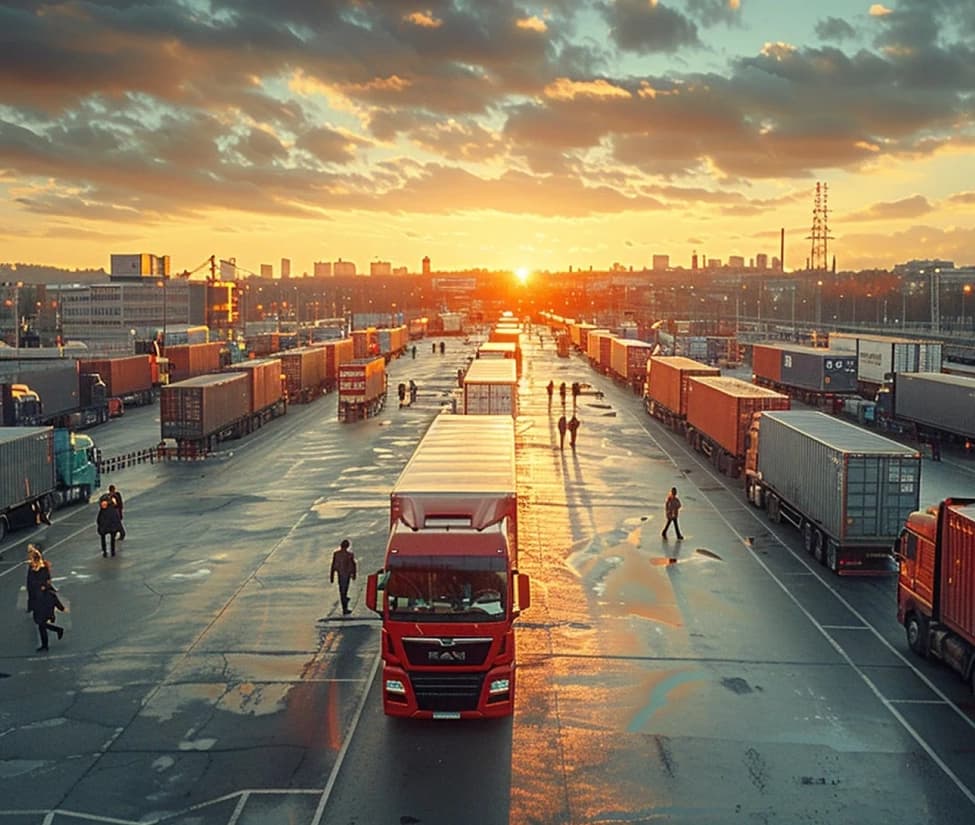 Logistics hub automated operations